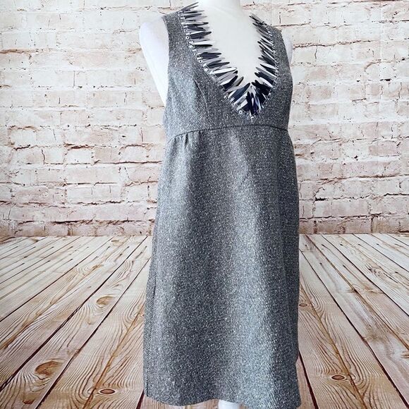 Anna Sui target tweed fringe sequin mini dress - Picture 2 of 11